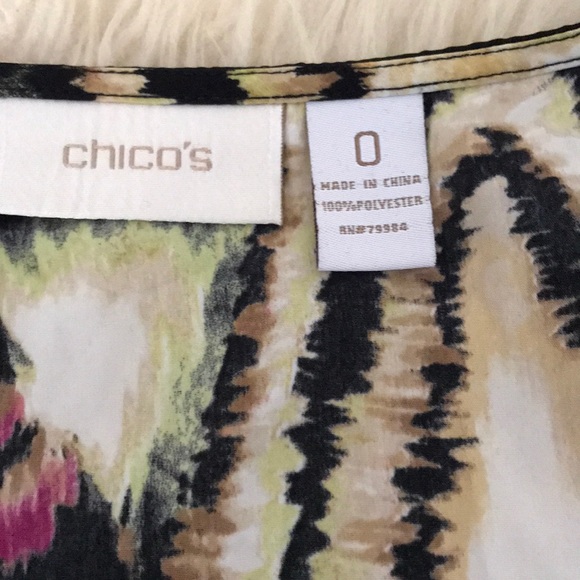 Chico’s top in a size 0 - Picture 2 of 3